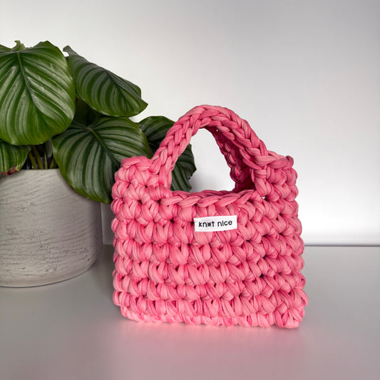 mini tote - peach