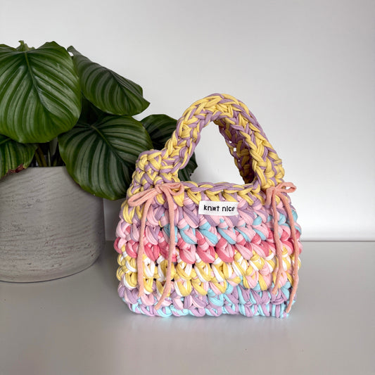 mini tote - pastels