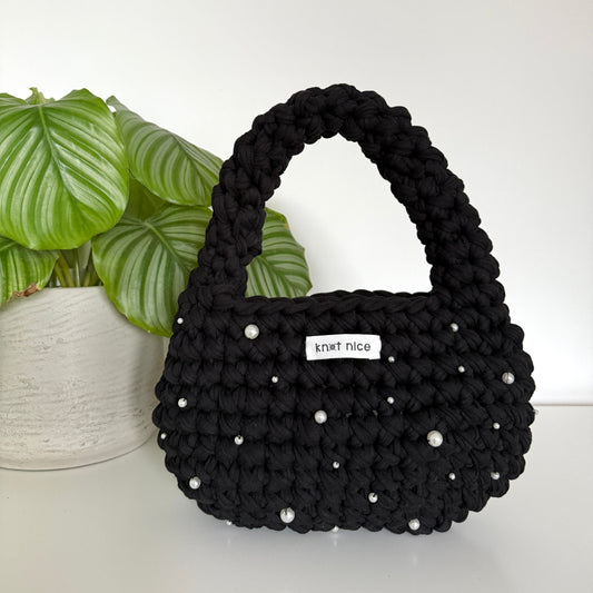 pearl bag - black