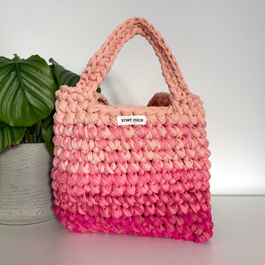 all-day tote - pink sunset