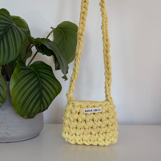 kiddie knot - butter yellow