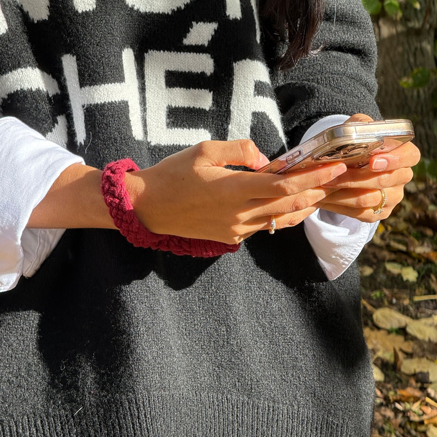 wristlet - olive green