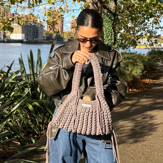 trapeze bag - burgundy