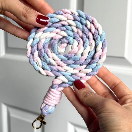 phone lanyard - marshmallow twist