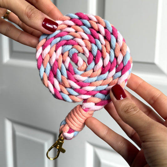 phone lanyard - candyfloss curl