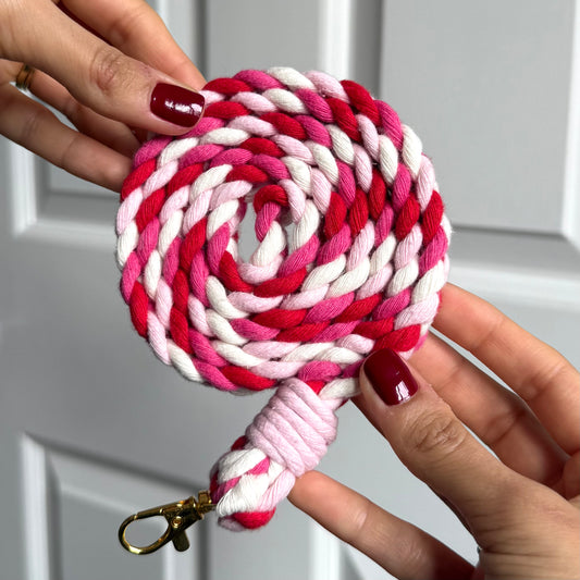phone lanyard - strawberry swirl