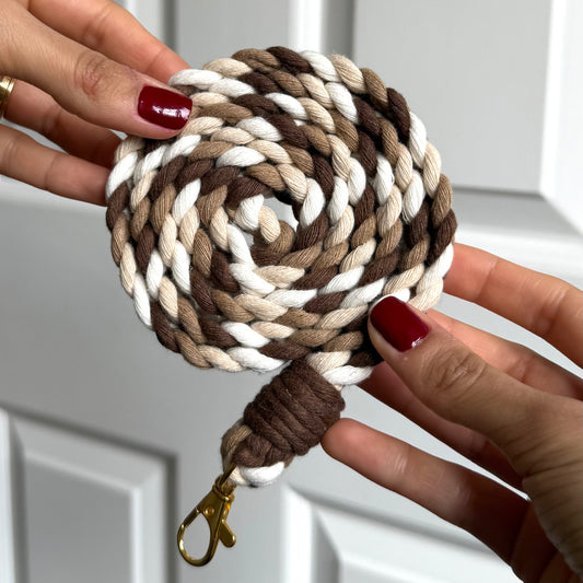 phone lanyard - cocoa twist