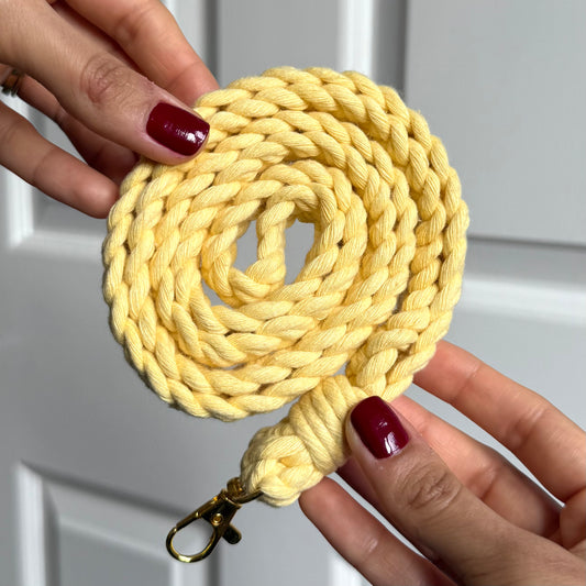 phone lanyard - buttermilk yellow