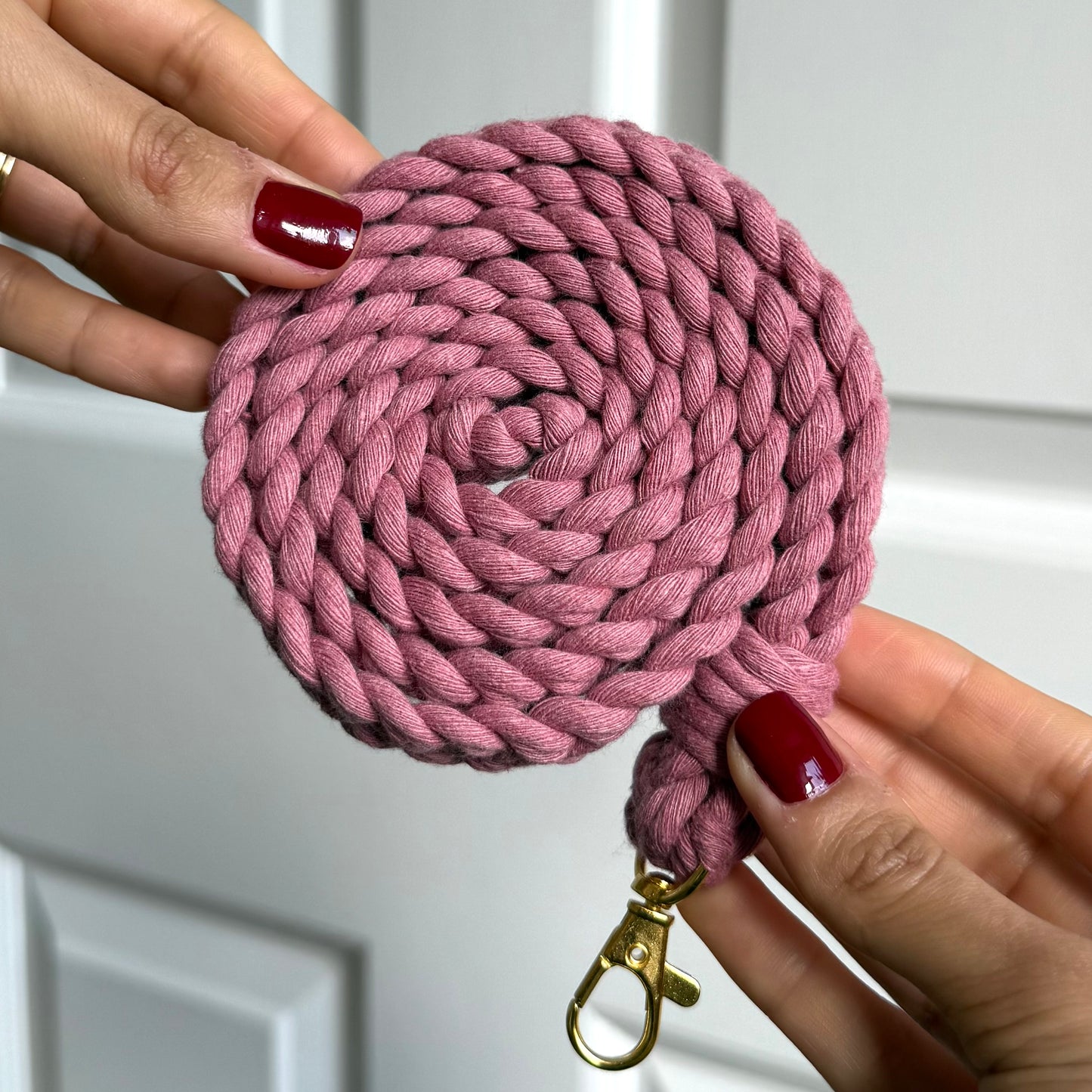 phone lanyard - blush pink