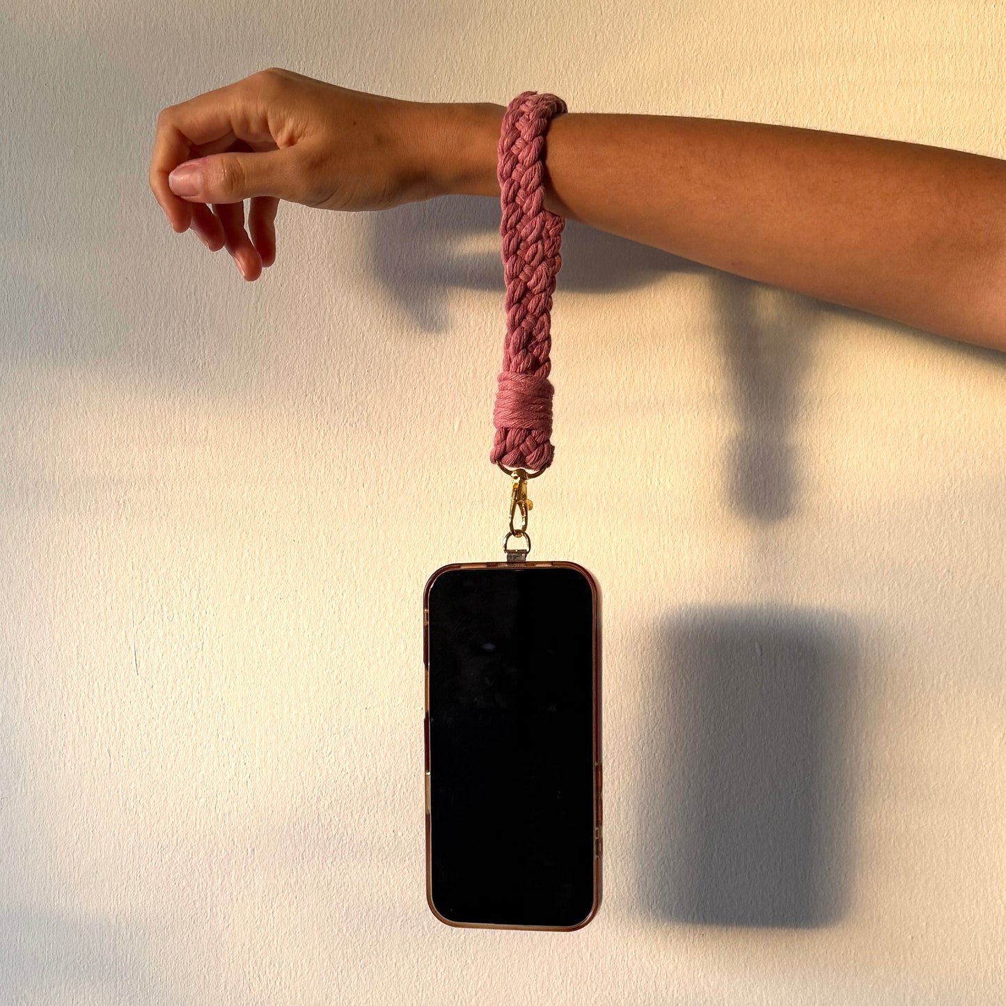 wristlet - blush pink