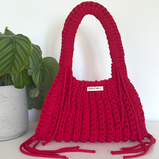 trapeze bag - red